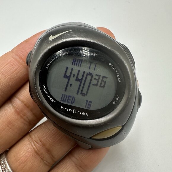 Nike Hrm Triax Digital Watch Men Case Only No Band 41MM New Battery - Picture 1 of 11